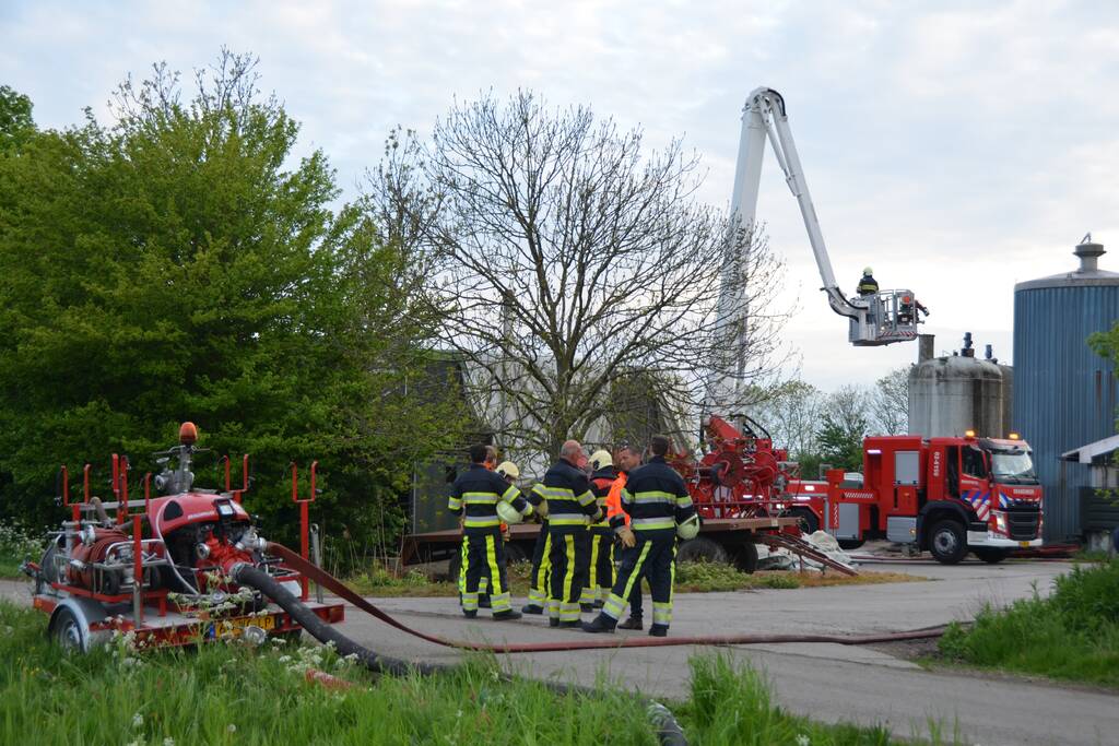 Flinke brand in silo