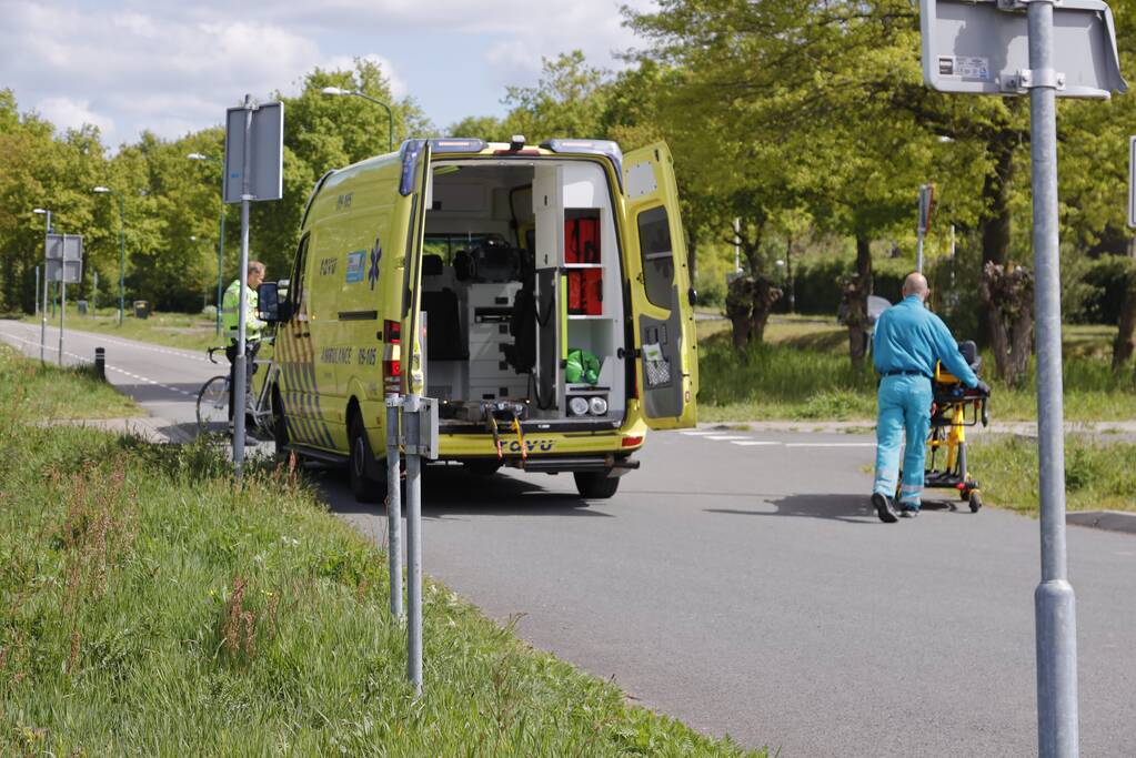 Wielrenner onderuit tijdens toertocht