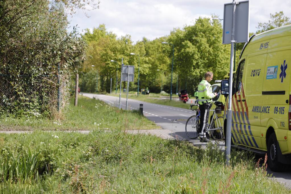 Wielrenner onderuit tijdens toertocht