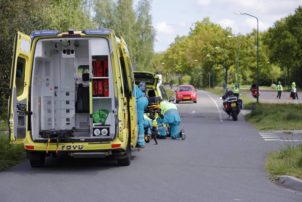 Wielrenner onderuit tijdens toertocht