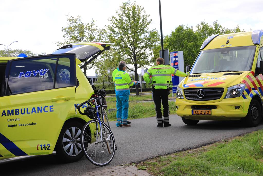 Wielrenner onderuit tijdens toertocht