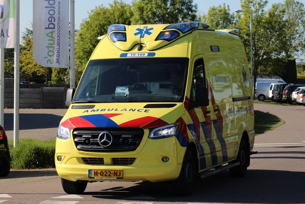 Gewonde bij aanrijding met scooter