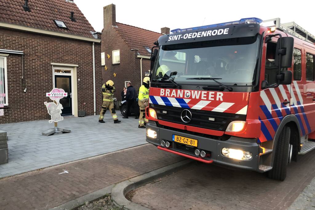 Benzinelucht waargenomen in woning