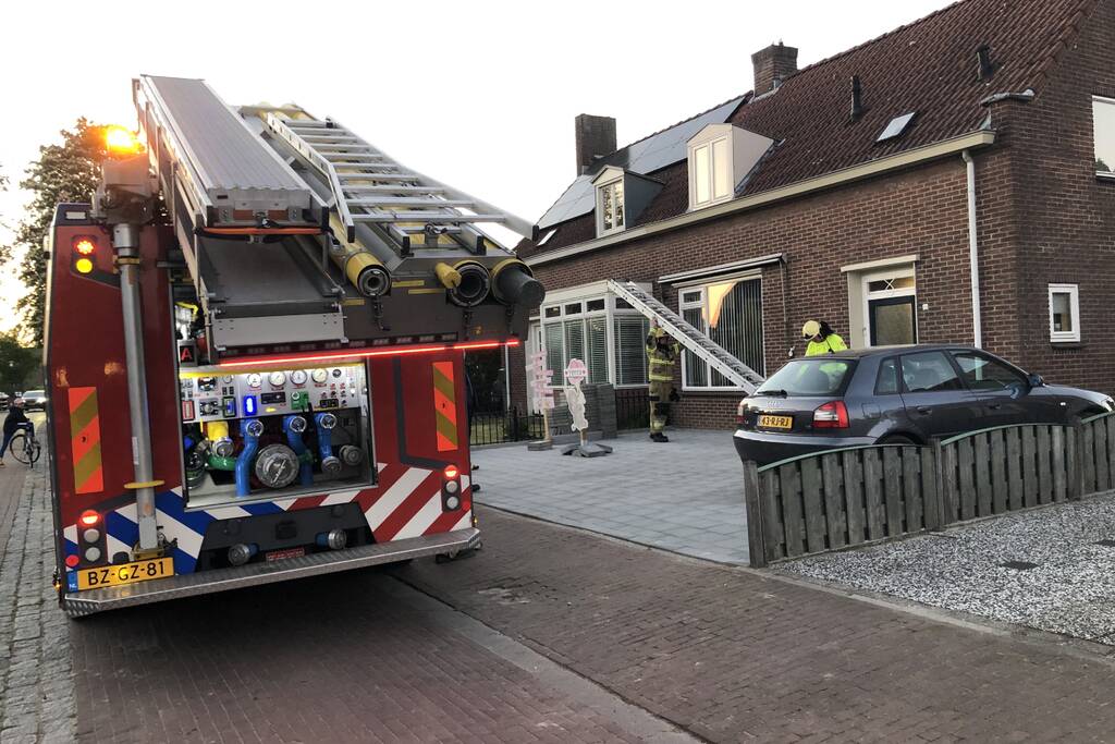 Benzinelucht waargenomen in woning