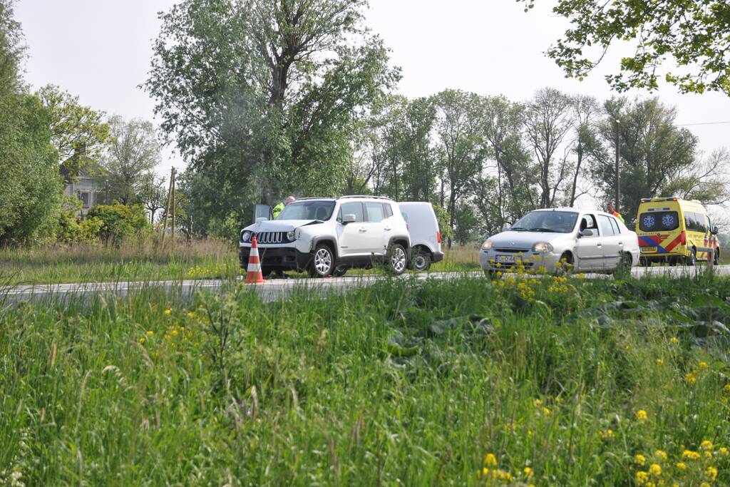 Gewonde bii kop-staartaanrijding