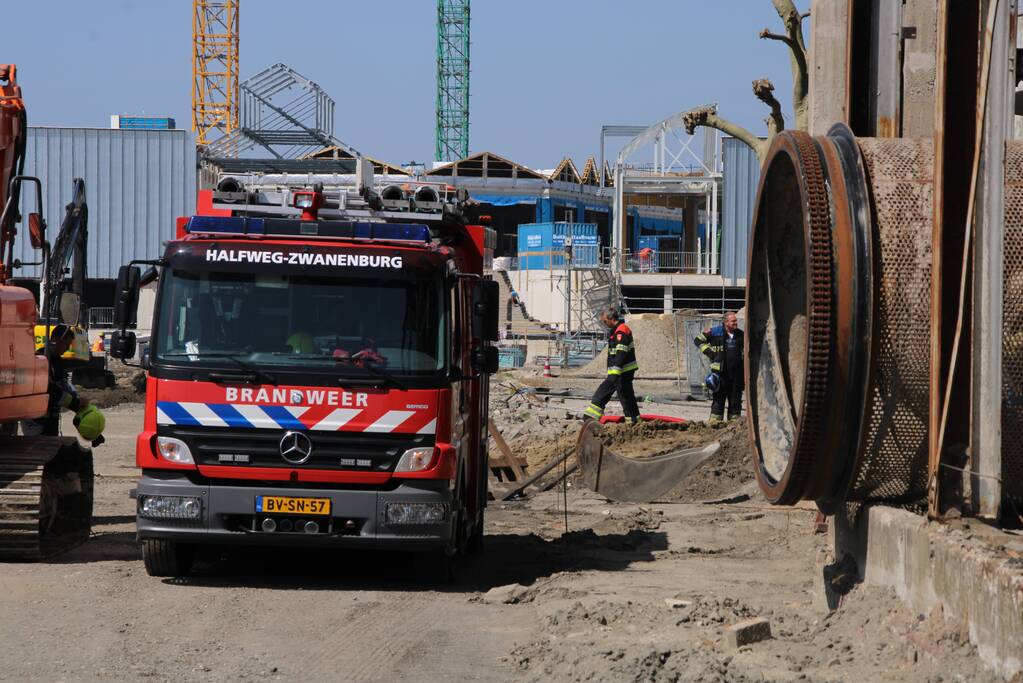 Gasleiding gesprongen bij graafwerkzaamheden SugarCity