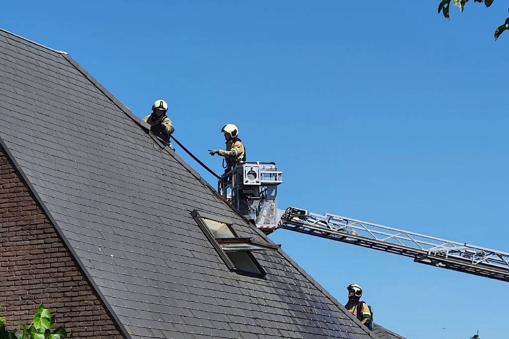 Brand in nok van woning