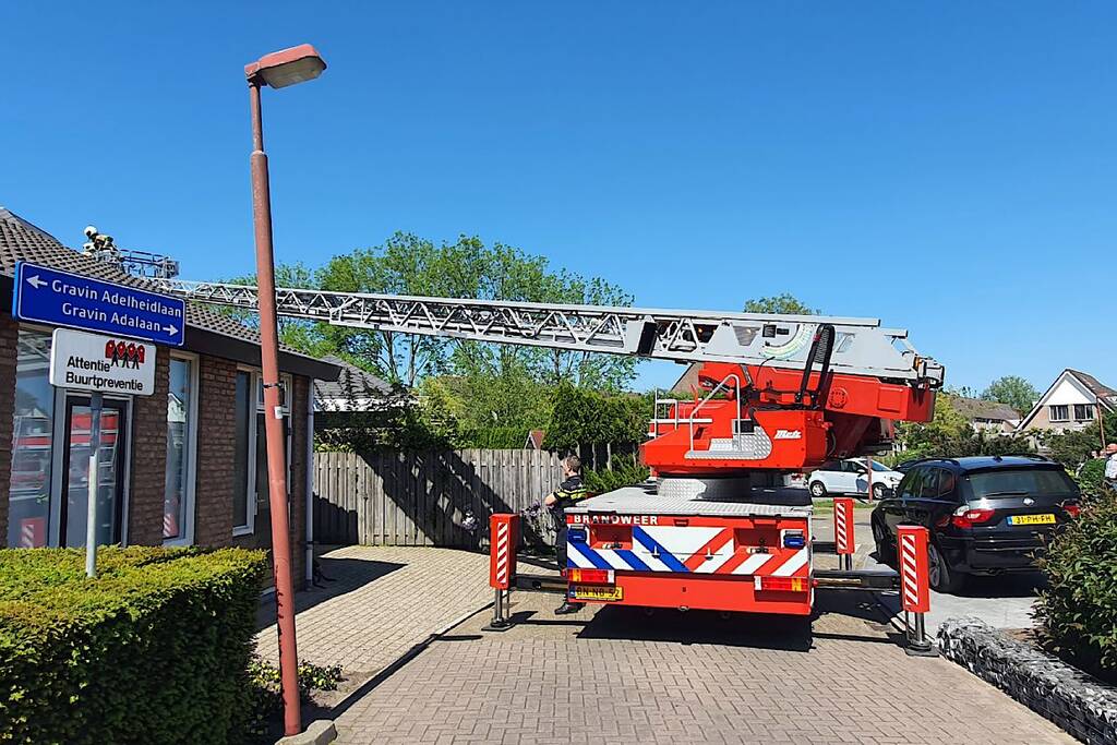 Brand in nok van woning