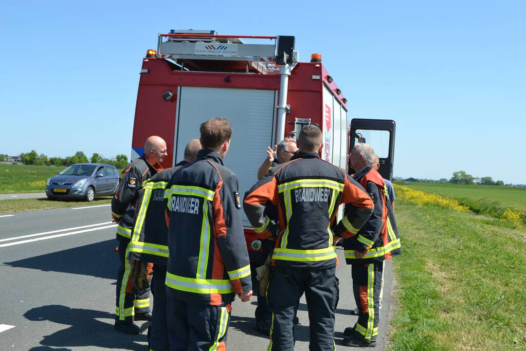 Grote zoekactie na gevonden rollator langs sloot