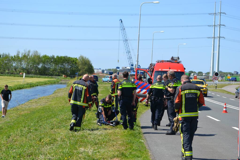 Grote zoekactie na gevonden rollator langs sloot