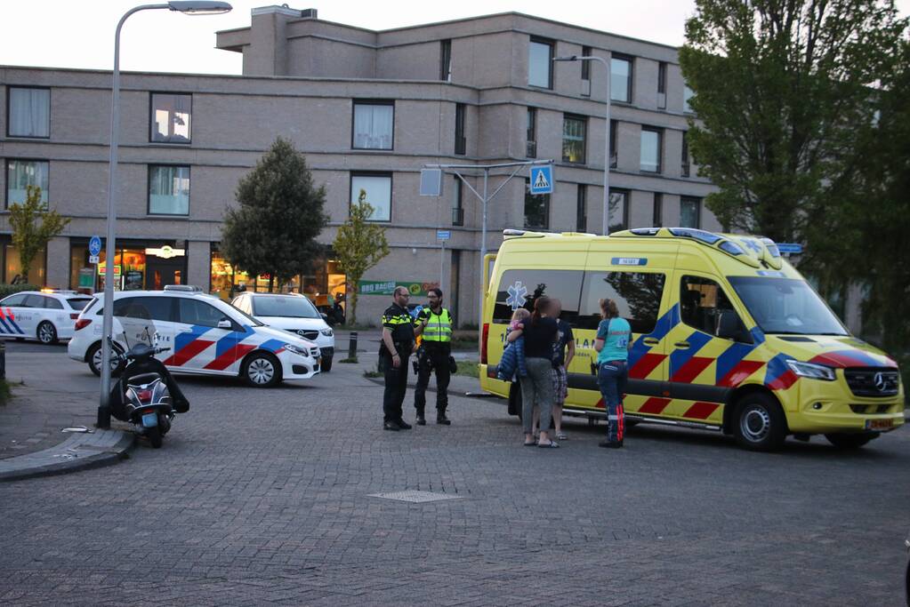 Scooterrijder gewond na aanrijding