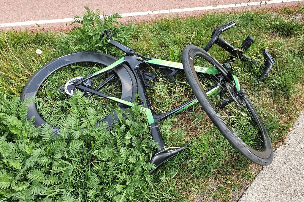 Wielrenner gewond na aanrijding