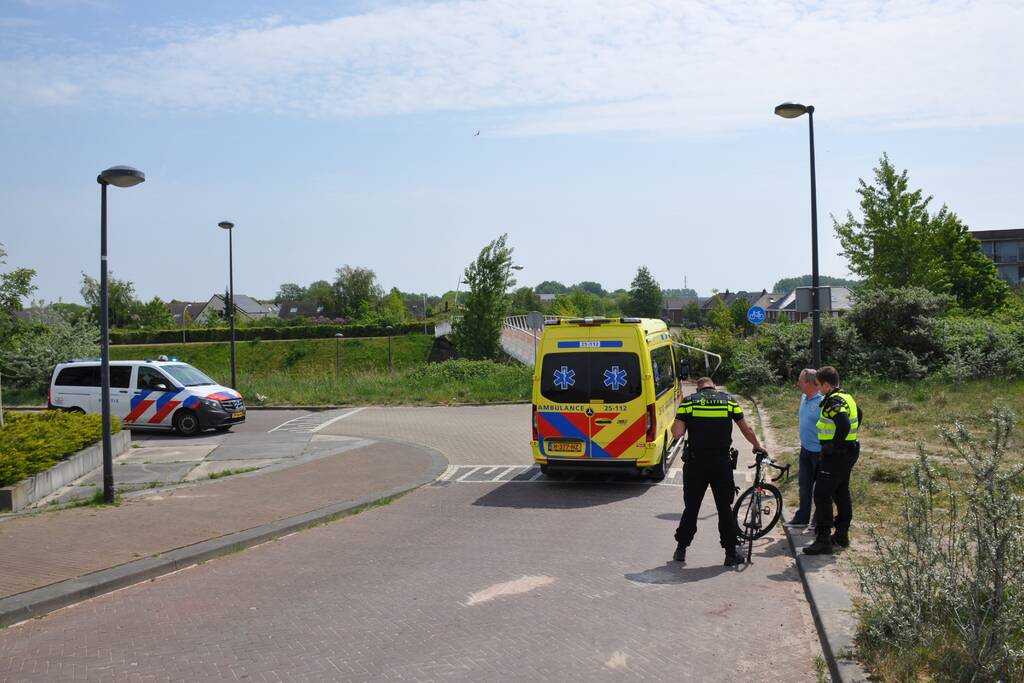 Fietser gewond na val
