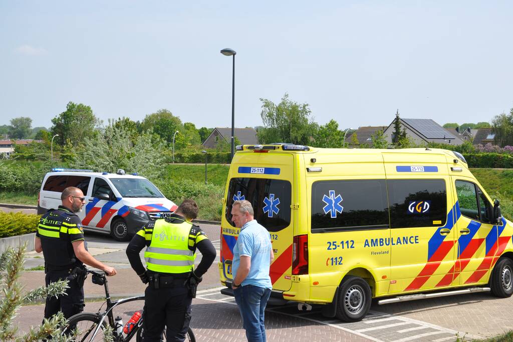 Fietser gewond na val