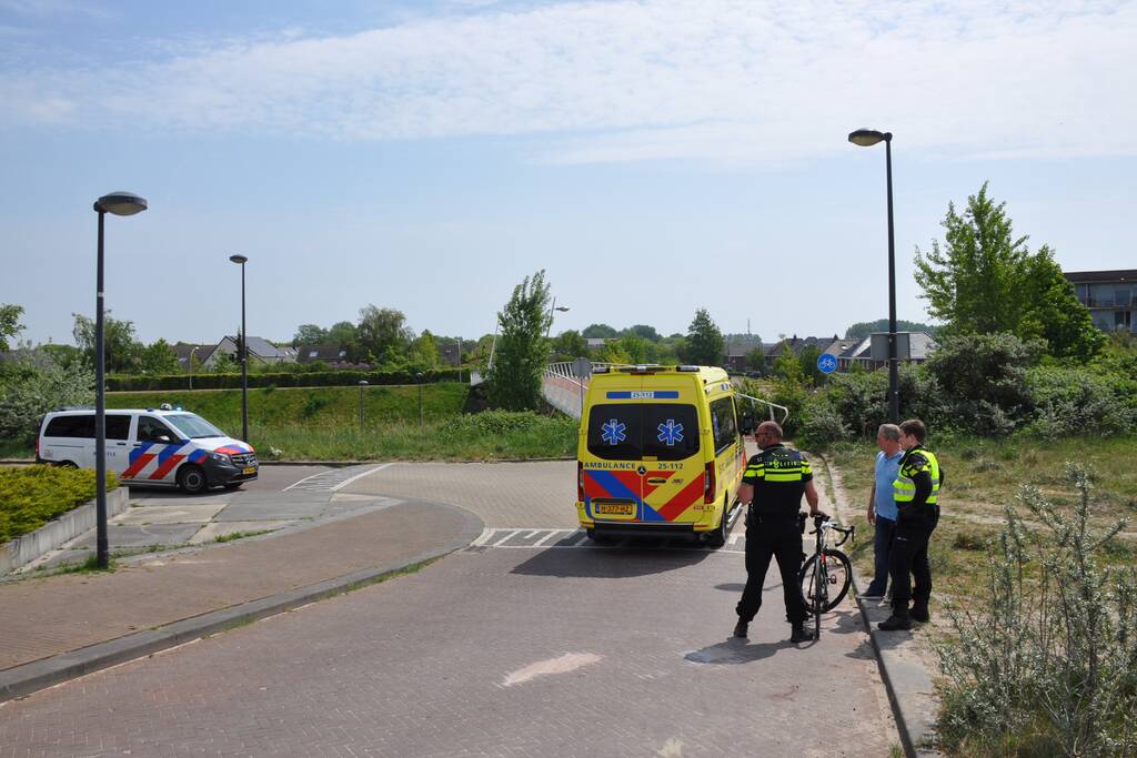 Fietser gewond na val