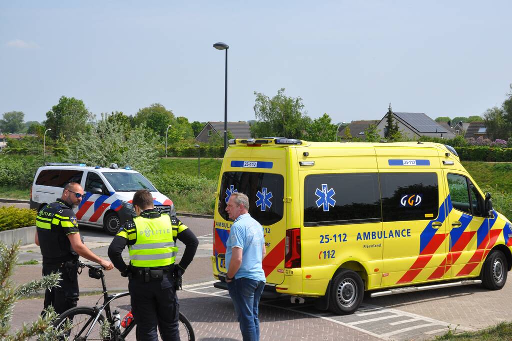 Fietser gewond na val