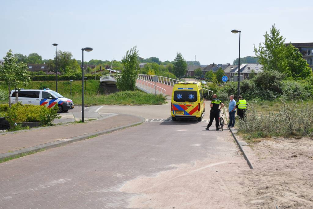 Fietser gewond na val