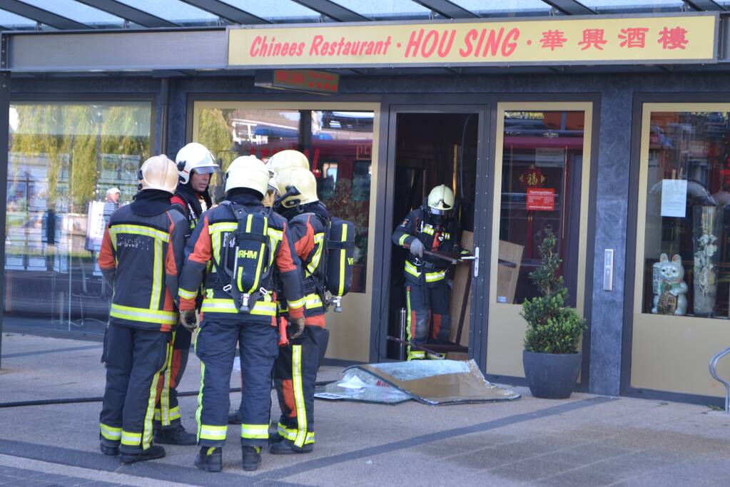 Brand in keuken van restaurant Hou Sing