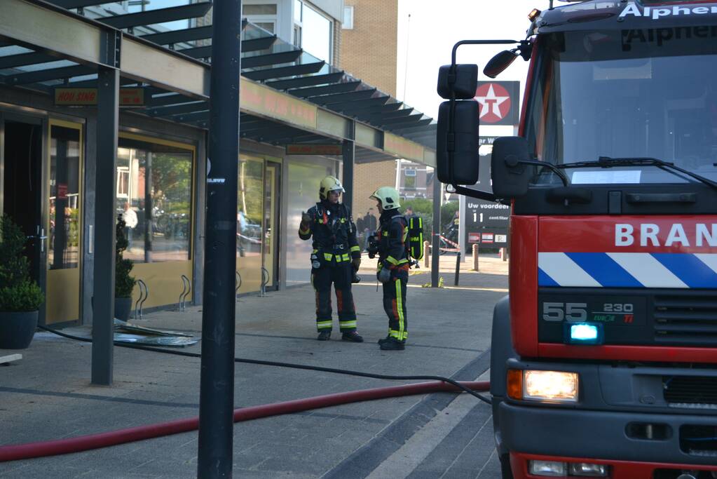 Brand in keuken van restaurant Hou Sing