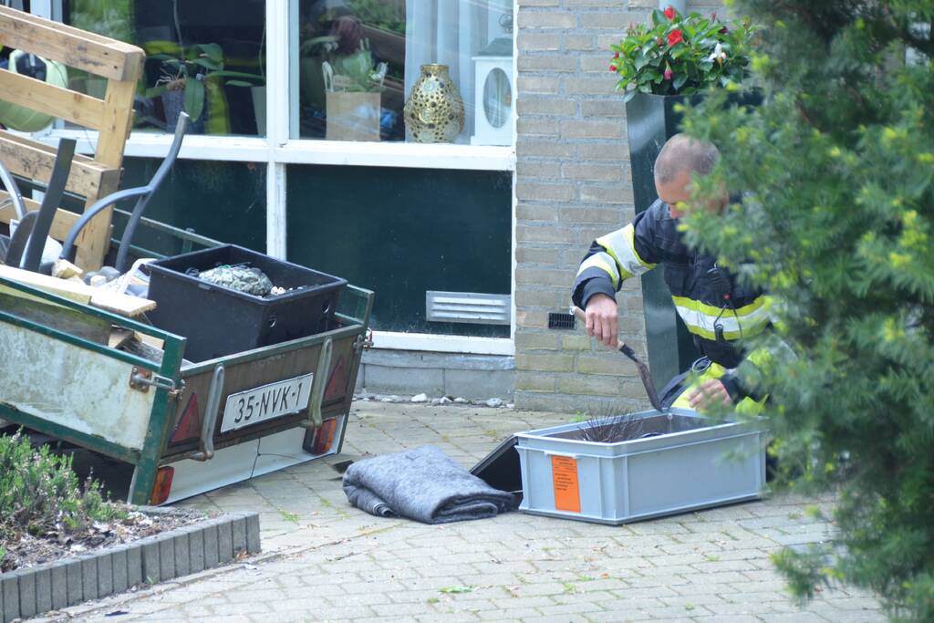 Brand in woning