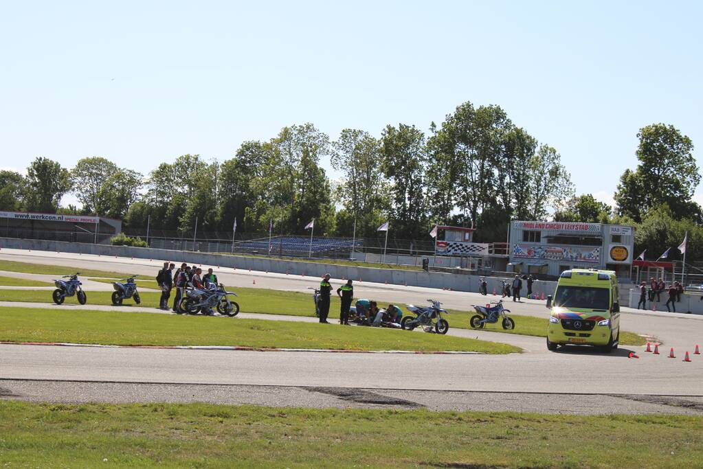 Motorrijder gewond na ongeval op Midland Circuit