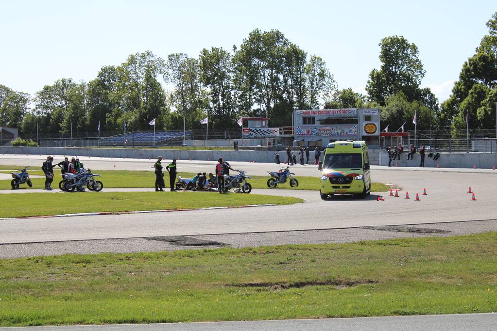 Motorrijder gewond na ongeval op Midland Circuit