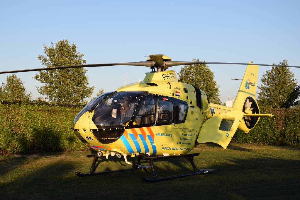 Persoon ernstig gewond geraakt op camping