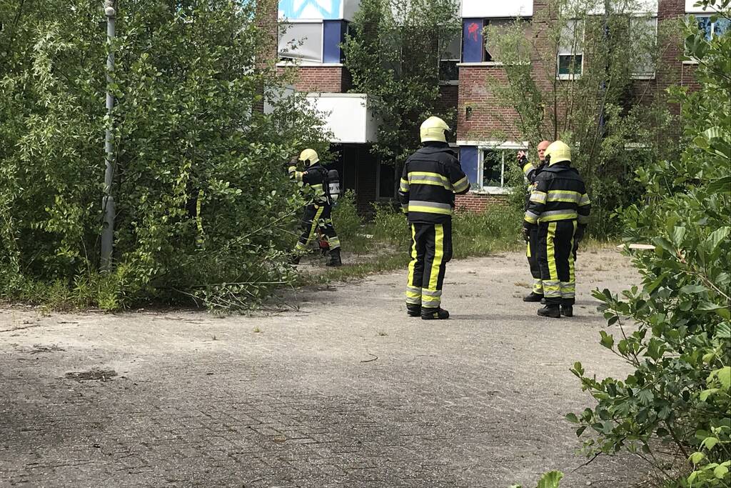 Wederom brand bij oude UPC gebouw