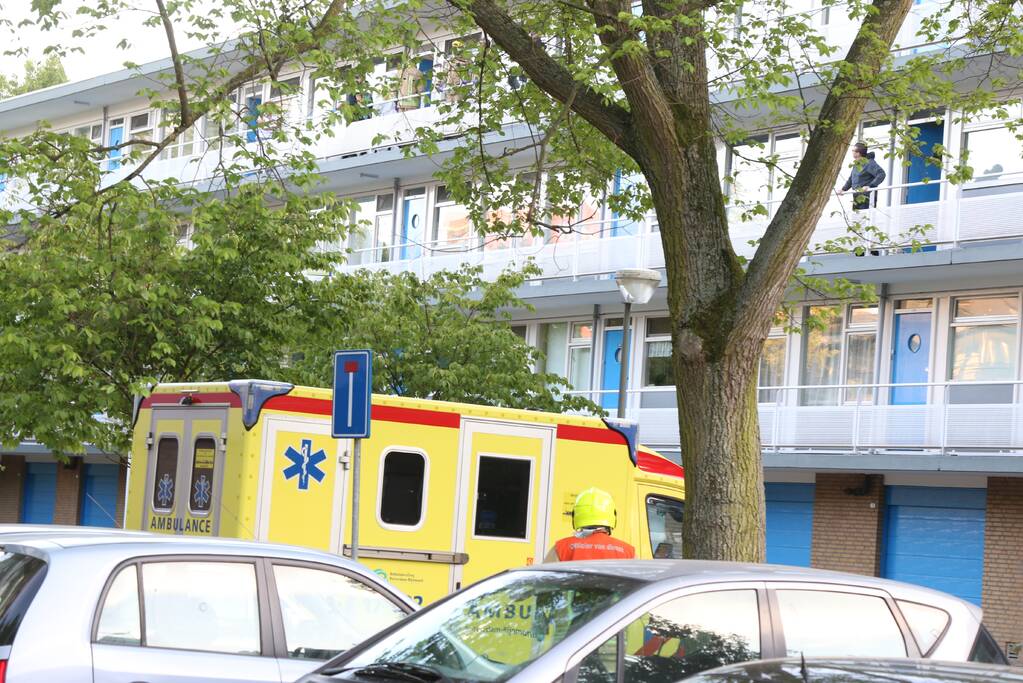 Traumahelikopter trekt veel bekijks