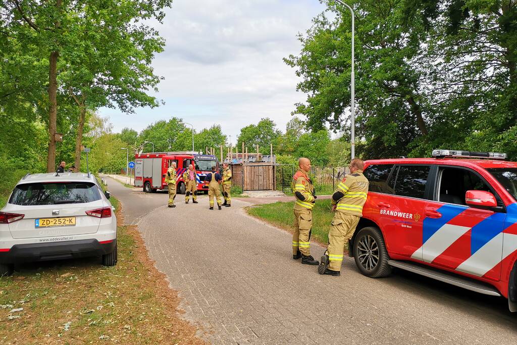 Aangetroffen vaten blijken onderdeel van survivalbaan