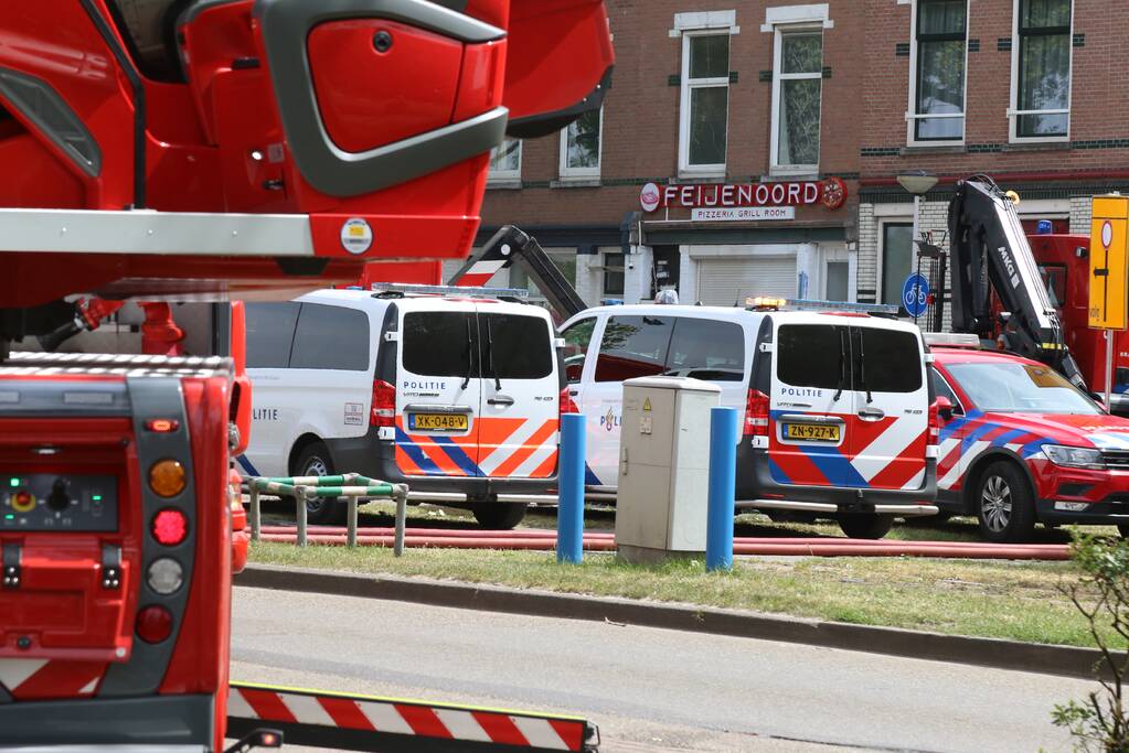 Brand in schuur overgeslagen naar woningen
