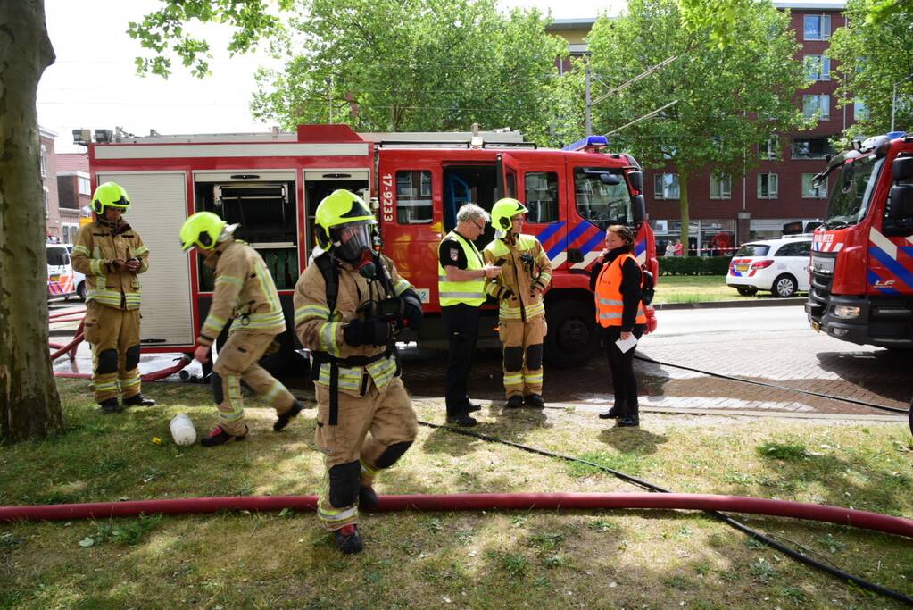 Brand in schuur overgeslagen naar woningen