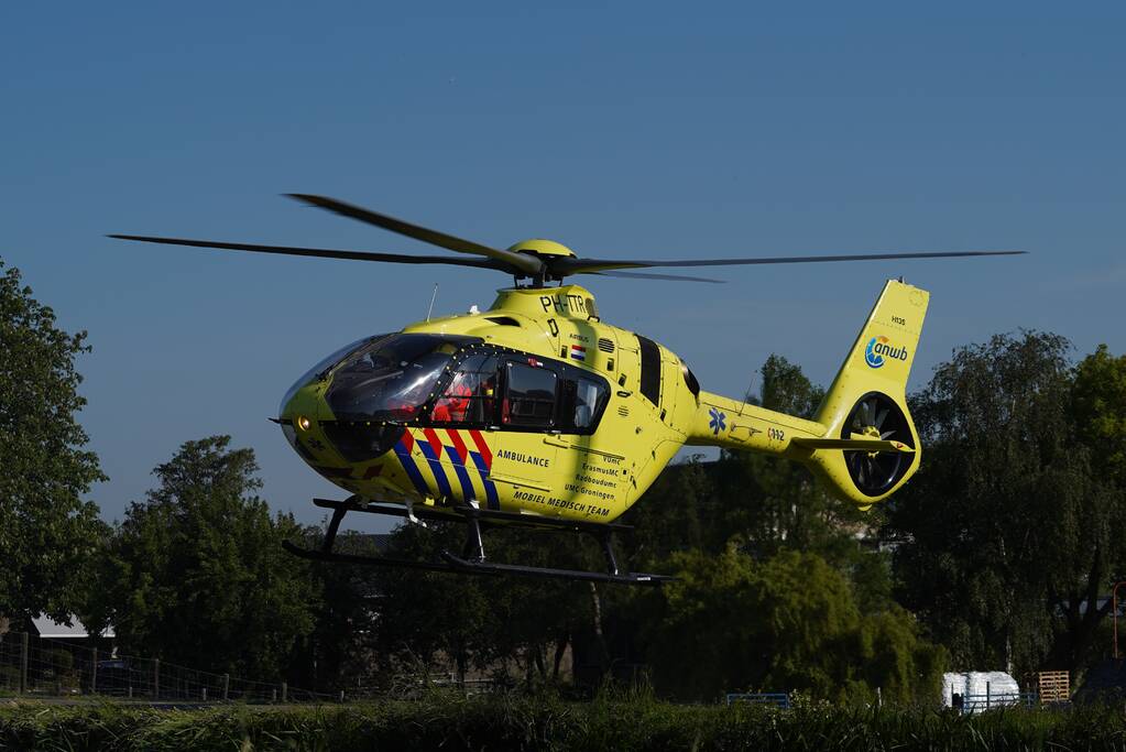 Veel bekijks bij inzet traumahelikopter