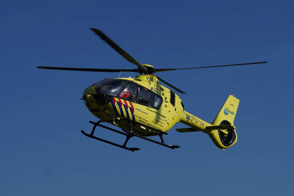 Veel bekijks bij inzet traumahelikopter