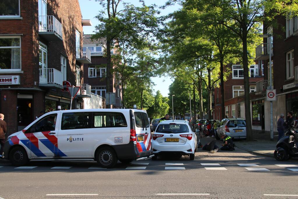 Fietser gewond bij aanrijding met auto