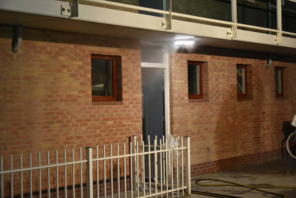 Veel rook bij brand in kelderbox