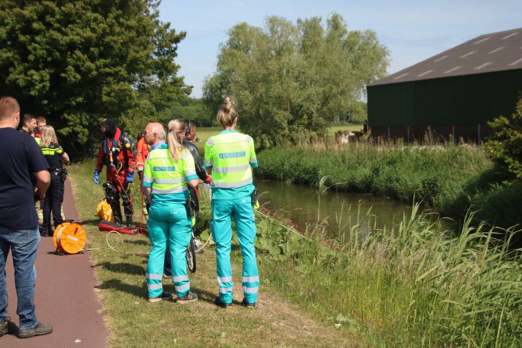 Zoekactie na vondst van onbeheerde scooter