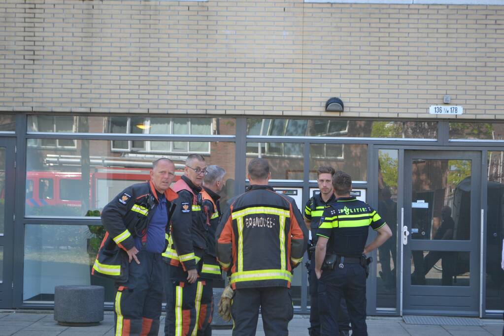 Gat in leiding veroorzaakt waterschade op meerdere etages