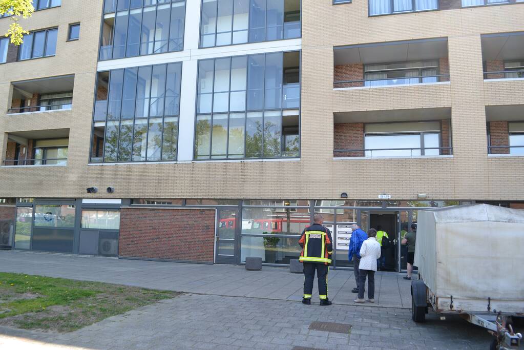Gat in leiding veroorzaakt waterschade op meerdere etages