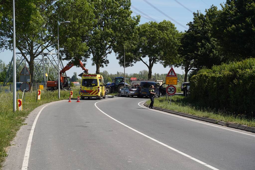 Meerdere gewonden na frontale aanrijding