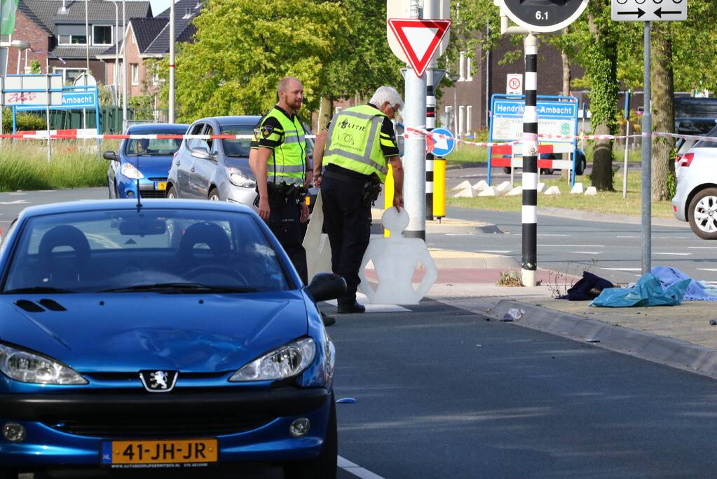 Fietser zwaar gewond na aanrijding