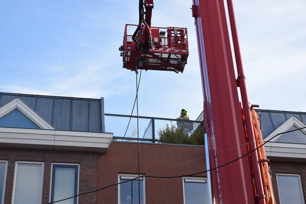 Brand op balkon geblust