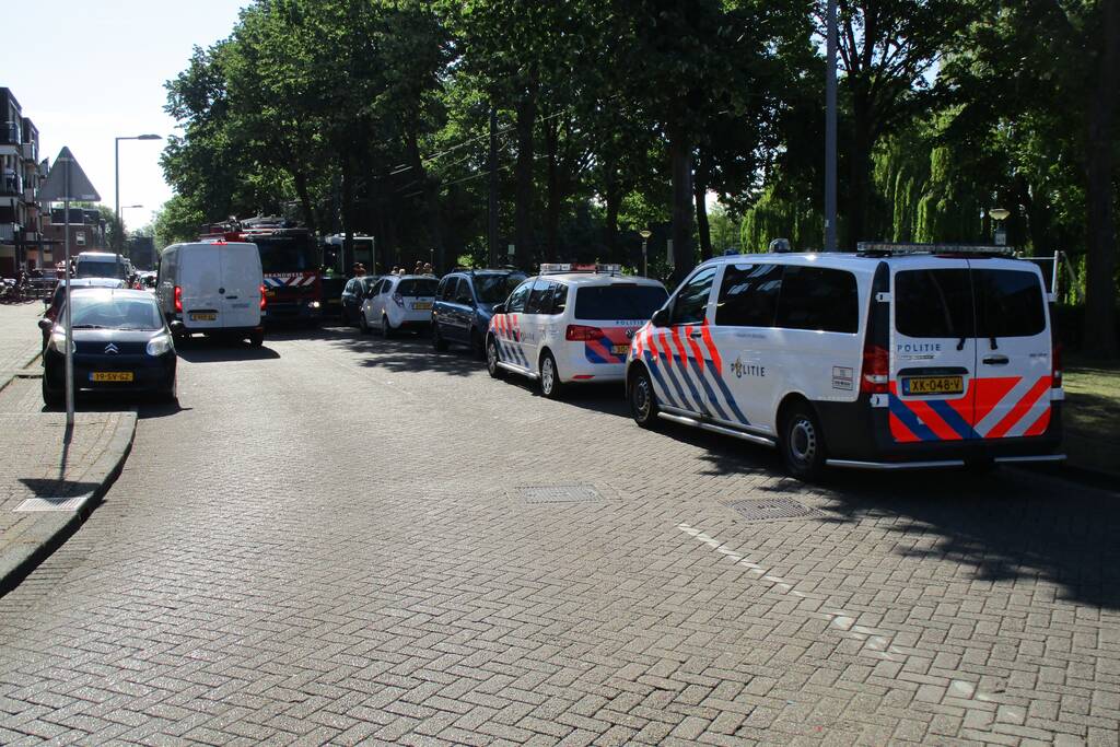 Overstekende rolstoelscooter aangereden door tram