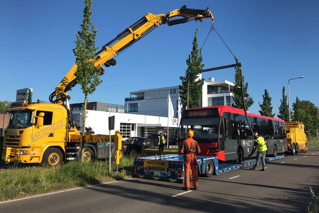 Enorme verkeersopstopping door gestrande stadsbus