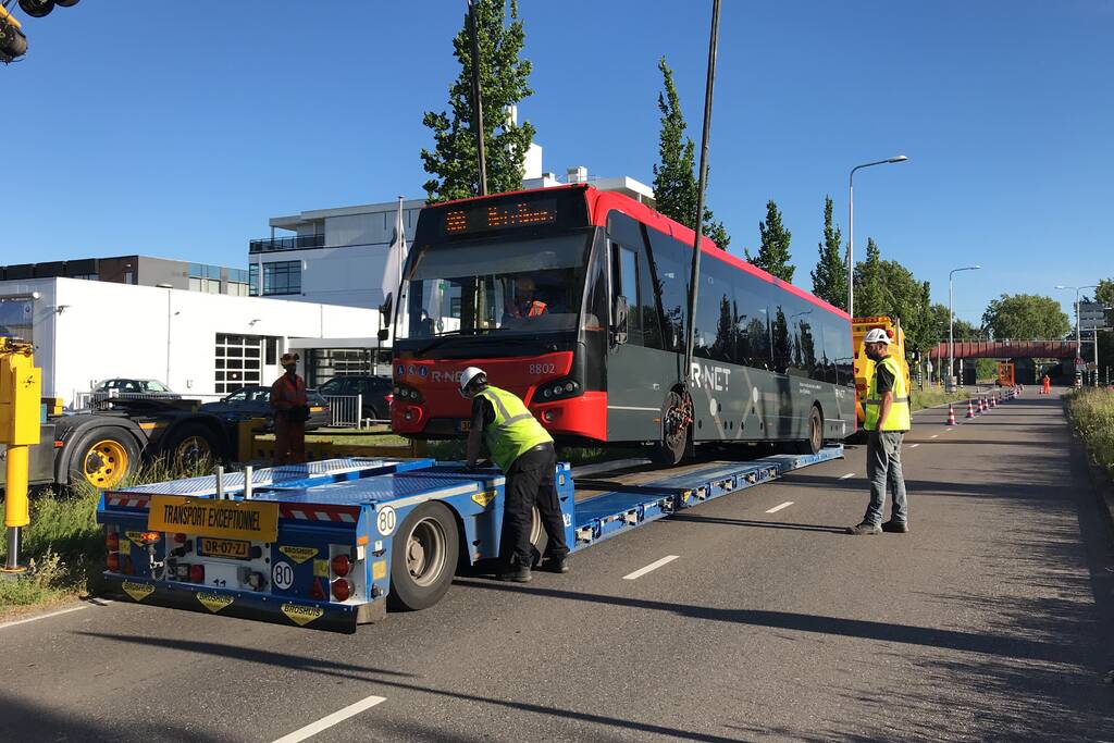 Enorme verkeersopstopping door gestrande stadsbus