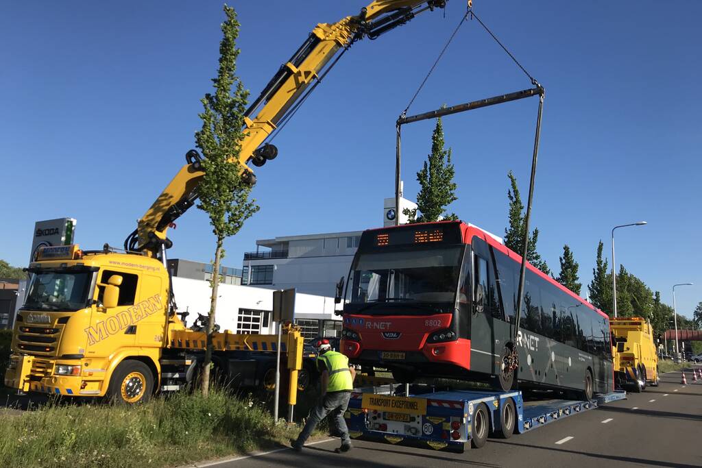 Enorme verkeersopstopping door gestrande stadsbus