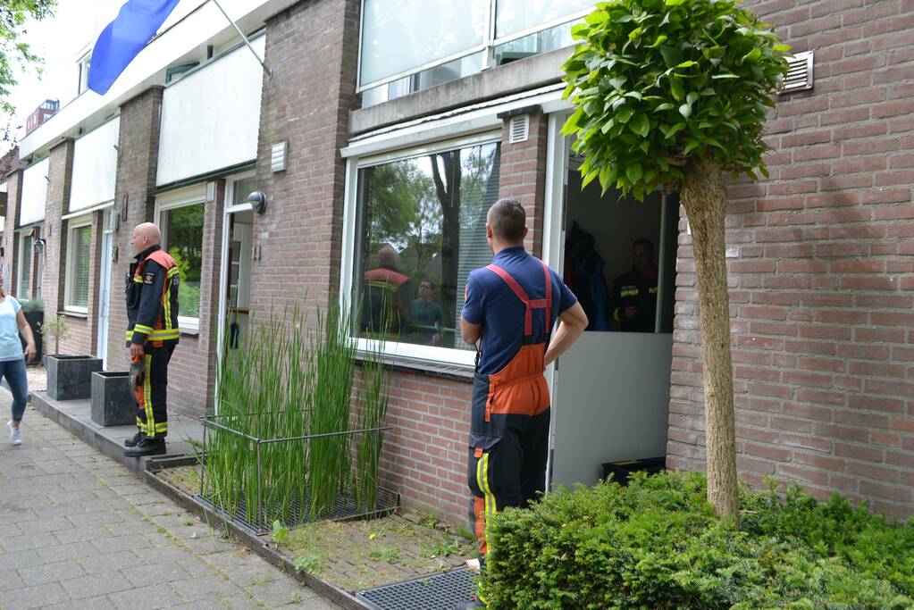 Leiding CV-ketel zet woning vol water