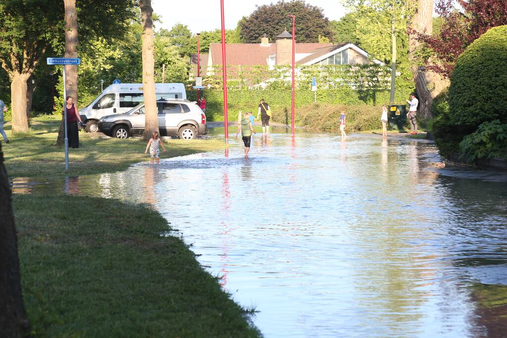 Waterballet na gesprongen waterleiding
