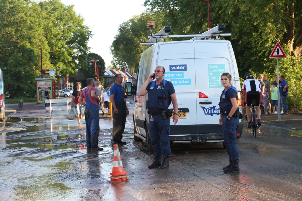 Waterballet na gesprongen waterleiding