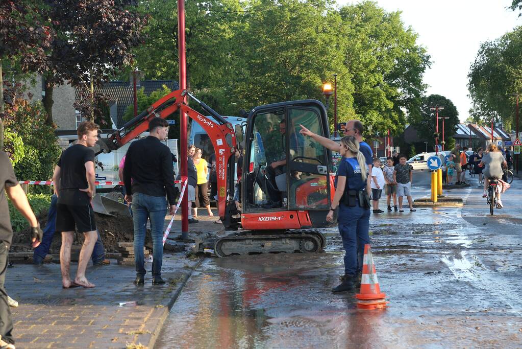 Waterballet na gesprongen waterleiding